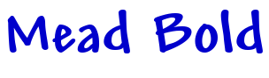 Mead Bold 字体
